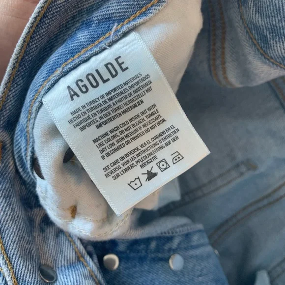 AGOLDE Women's Light Blue '90s Jeans - Picture 8 of 10